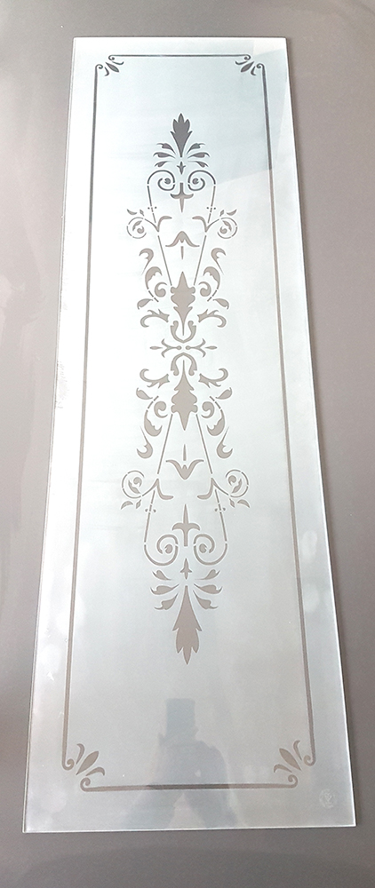 Etched Glass Panel